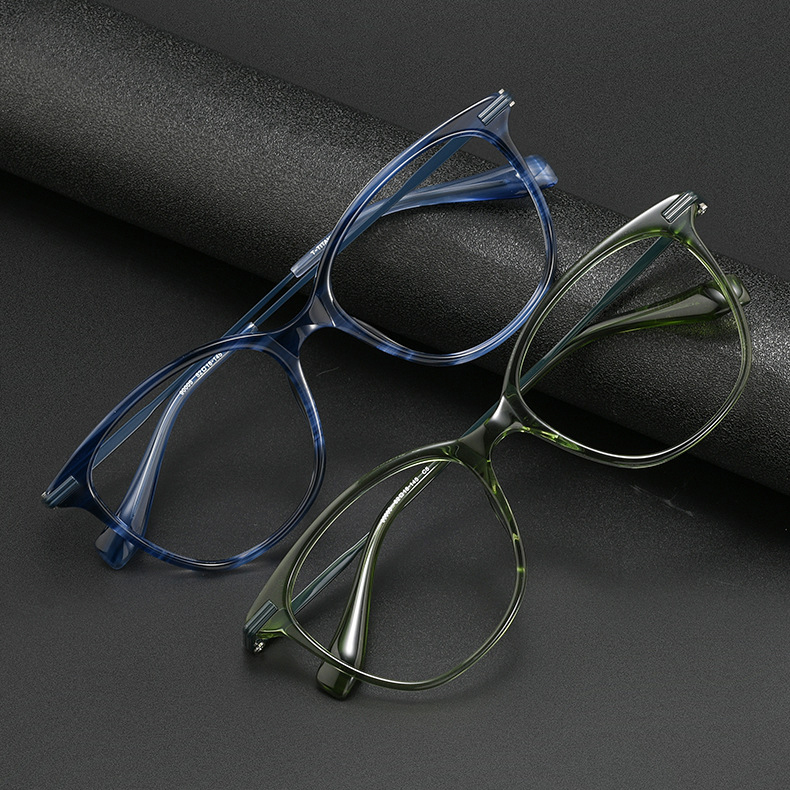 Eterlens｜フォックス型アセテート製メガネ｜トレンドファッション｜オーダーメイド