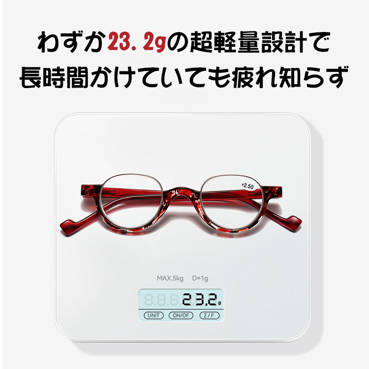 Eterlens ラウンド型おしゃれシニアグラス-Eterlens