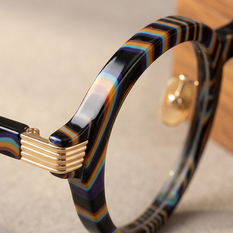 Eterlens-時の円環シリーズ木調メガネ