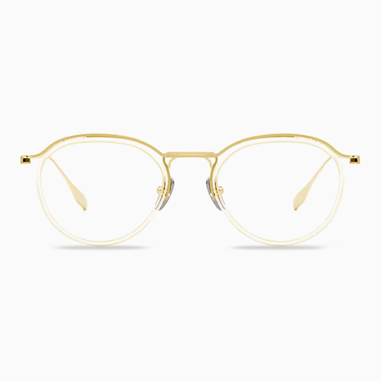 Eterlens｜ヴィンテージ風チタンメガネ｜度付き対応｜匠の技が光る1本