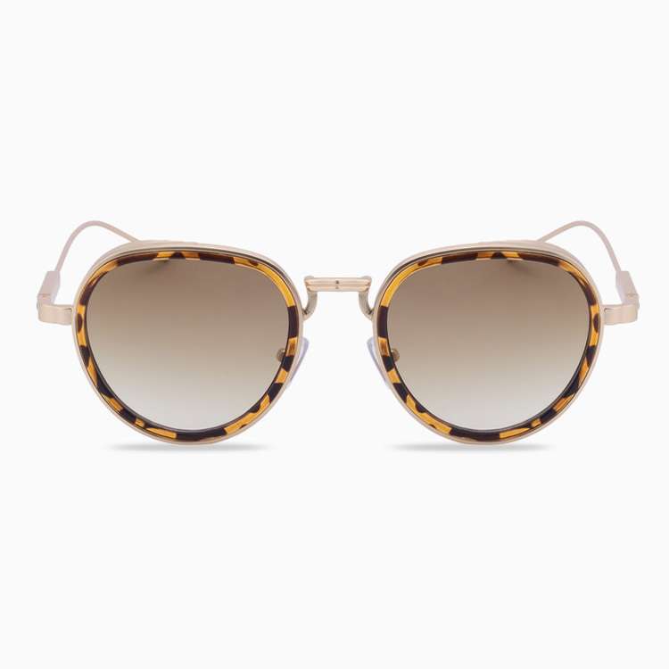 Eterlens|メタルオーバルフレーム|UV400|高級感漂うメンズサングラス-Eterlens