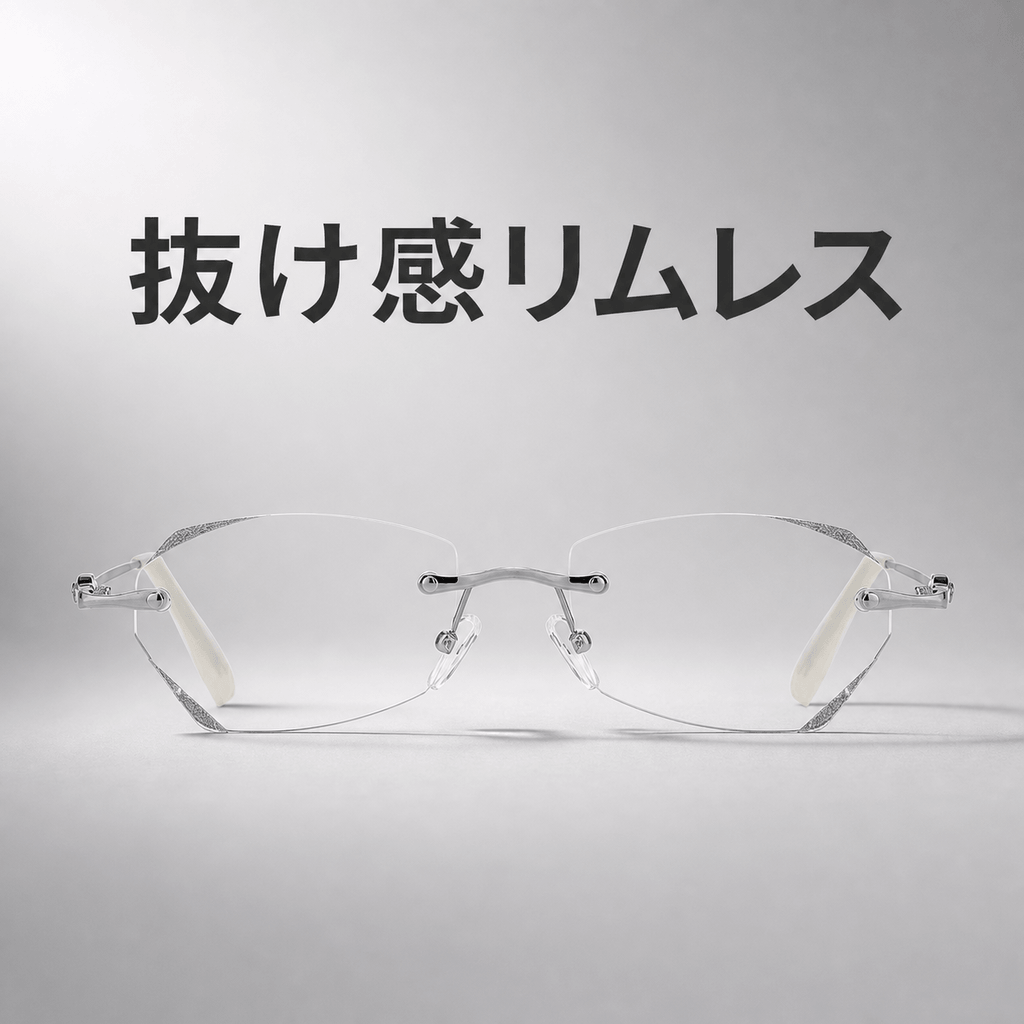 Eterlens『Diadème』(ディアデム) | 新作ダイヤモンドカットリムレスファッション老眼鏡