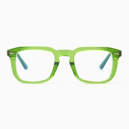 Eterlens｜ウェリントン型アセテート製素顔に映えるメガネ｜アート感漂う太縁｜オーダーメイド