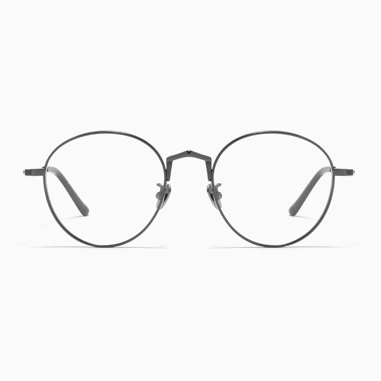 Eterlens｜12g ビッグフレームチタン製ヴィンテージ風メガネ｜度付き対応｜匠の技が光る一本