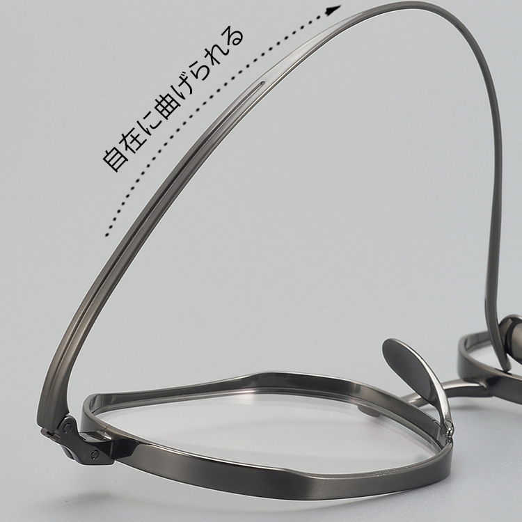 【小顔効果・個性的デザイン】Eterlens オーダーメイドメガネ 多角形 | 超軽量 9.7g 纯チタンフレーム | 度付き対応・幾何学モダン・男女兼用