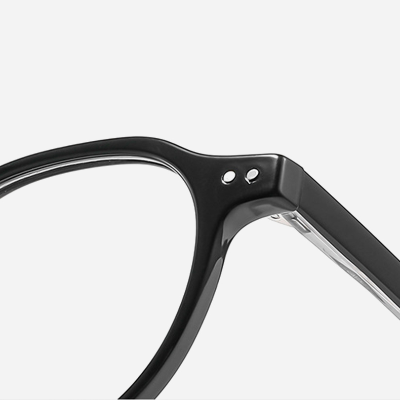 Eterlens｜上質なボストン型芯張りメガネ｜クラシックな太セル