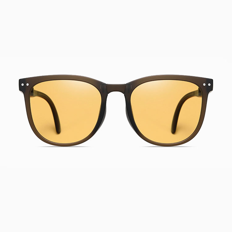 Eterlens | スクエアフレーム  TR90 | カラーレンズ  折りたたみ可能  | uv400 偏光サングラス-Eterlens