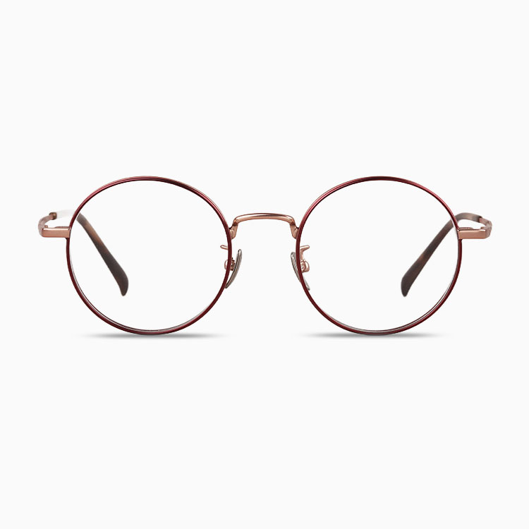 Eterlens | レトロな超軽量チタン製ラウンドフレームメガネ | 匠の技を光る一本 | オーダーメイド