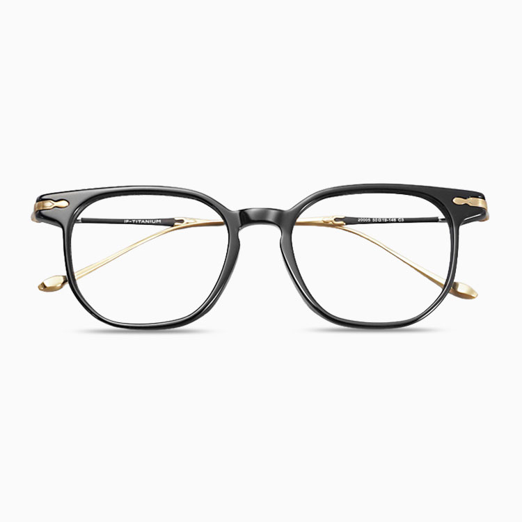 Eterlens | デザイナーズモデルのアセテート＋チタンフレームメガネ | トレンド感あふれる