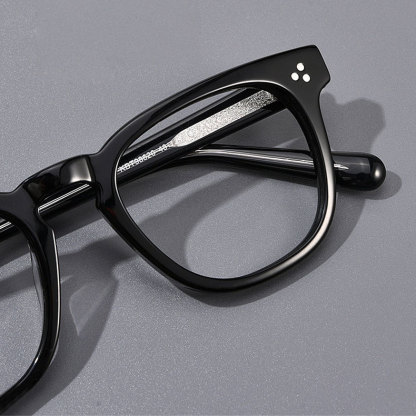 Eterlens｜レトロ感漂う超軽量ウェリントン型メガネ｜上質感あふれる