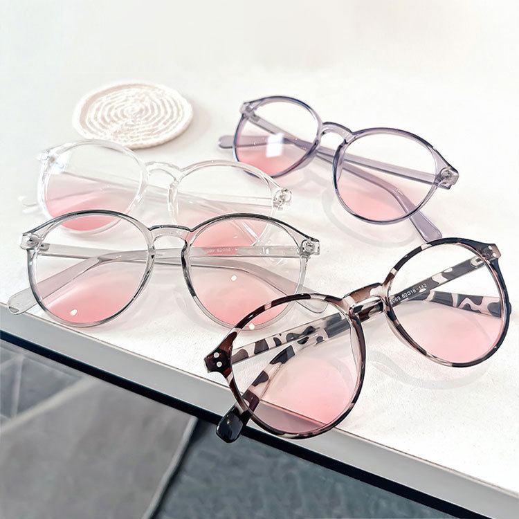 Eterlens | ビッグフレームチークメガネ | 小顔効果ブルーライトカット | 素顔に映える