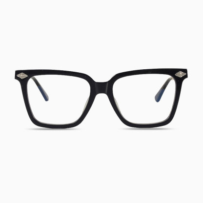 Eterlens｜ウェリントン 型チタンアセテート製メガネ｜トレンド感のあるデザイン