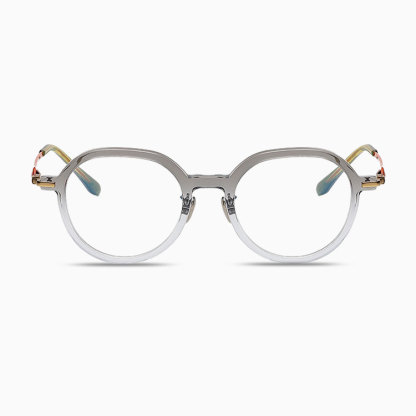 Eterlens|ミニマルなチタン製小さめメガネ|クラシックレトロ