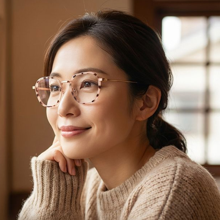 Eterlens│おしゃれな多角形メガネ
