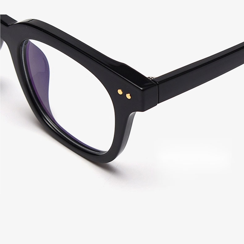 知性の窓レトロ風太セルフレームメガネ | クラシックな太セル | コーデしやすい | Wellington RxReady - 商品画像 8/13