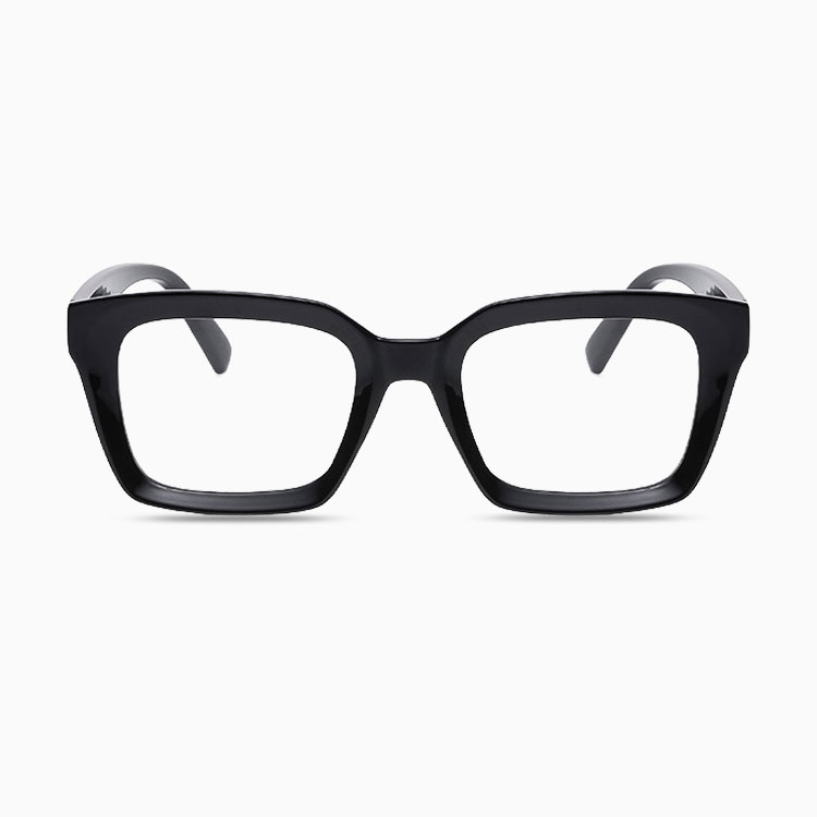 【小顔効果・太縁フレーム】Eterlens おしゃれなビッグフレーム老眼鏡｜クラシック 黒縁｜ブルーライトカット機能｜顔型カバー ｜ユニセックス