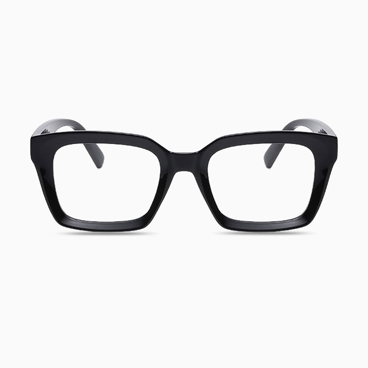 【小顔効果・太縁フレーム】Eterlens おしゃれなビッグフレーム老眼鏡｜クラシック 黒縁｜ブルーライトカット機能｜顔型カバー ｜ユニセックス