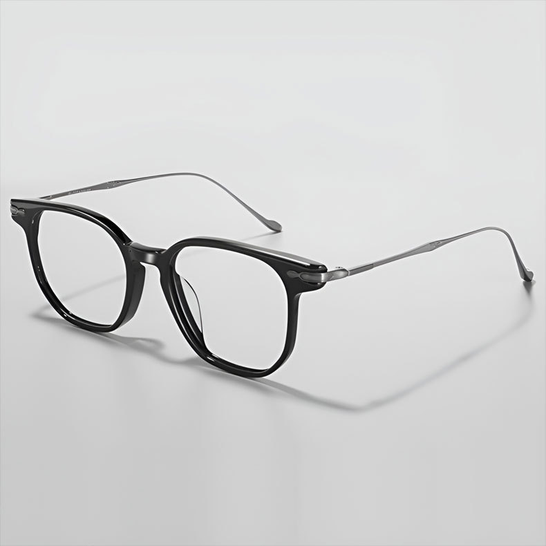 Eterlens | デザイナーズモデルのアセテート＋チタンフレームメガネ | トレンド感あふれる