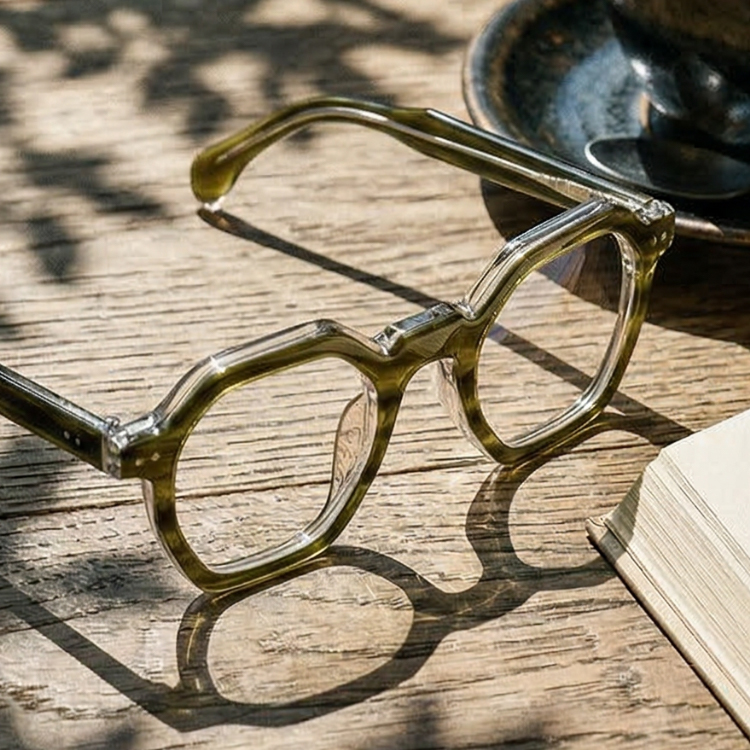 Eterlens│多角形デザインメガネ