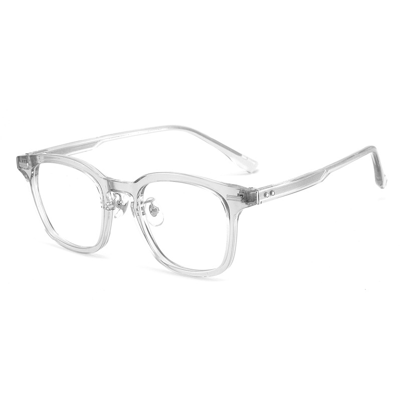 Eterlens | レトロ風超軽量ウェリントン型アセテートメガネ | クラシックなデザイン