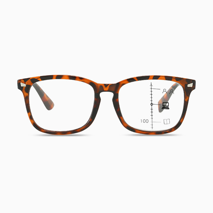 Eterlens 遠近両用累進多焦点ブルーライトカットビッグフレーム老眼鏡