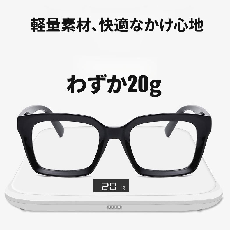 【小顔効果・太縁フレーム】Eterlens おしゃれなビッグフレーム老眼鏡｜クラシック 黒縁｜ブルーライトカット機能｜顔型カバー ｜ユニセックス - 商品画像 5/16 (Square BlueGuard)