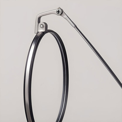 Eterlens | レトロな超軽量チタン製ラウンドフレームメガネ | 匠の技を光る一本 | オーダーメイド