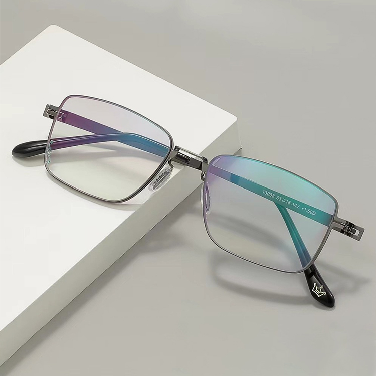 Eterlens｜超軽量チタン合金リムレス老眼鏡｜耐摩耗ブルーライトカット｜ビジネススタイル