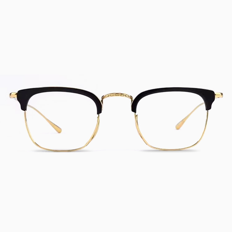 Eterlens｜ウェリントンフレームS型ノーズパッドメガネ｜度付き対応｜匠の技が光る1本