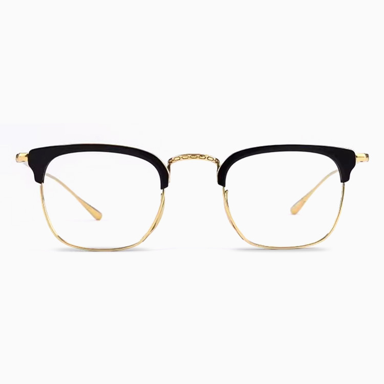 Eterlens｜ウェリントンフレームS型ノーズパッドメガネ｜度付き対応｜匠の技が光る1本