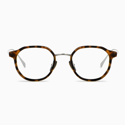 Eterlens｜高級感のある超軽量チタンビジネススタイルメガネ｜度付き対応｜レトロスタイル