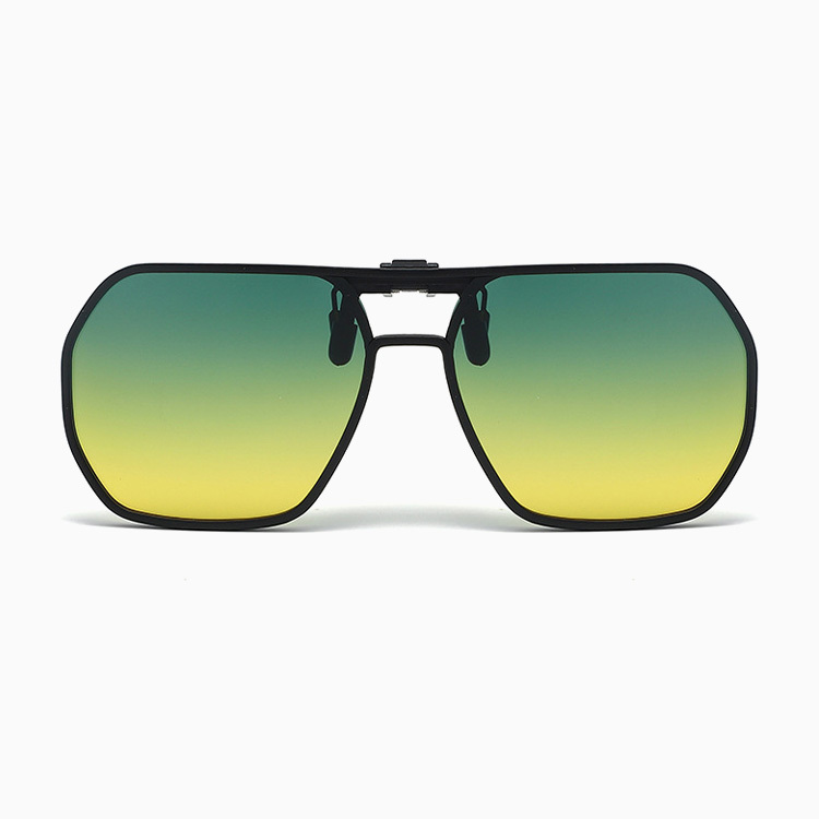 Eterlens｜ダブルブリッジアビエーター型｜眩しさ対策・調光レンズ｜跳ね上げ式クリップオンドライブメガネ-Eterlens