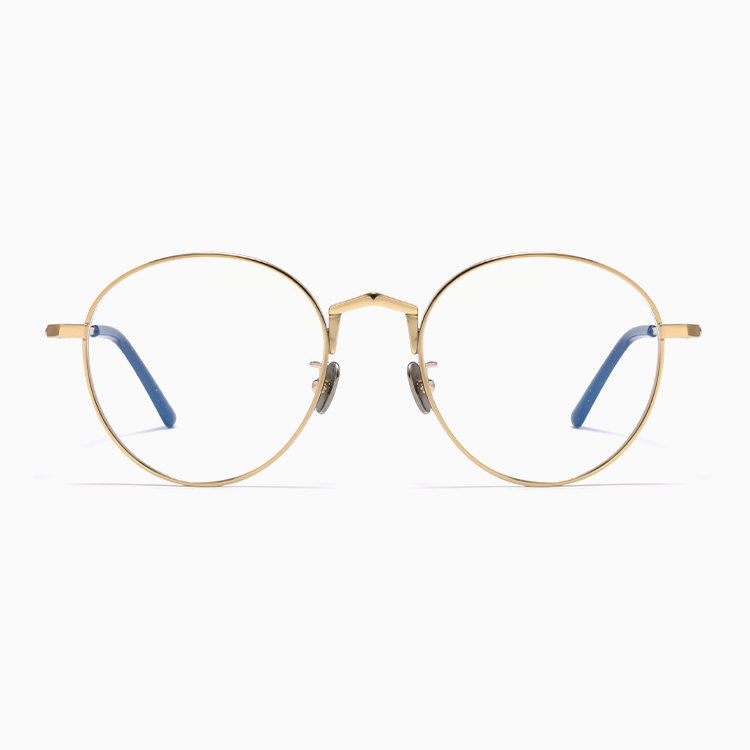 Eterlens｜12g ビッグフレームチタン製ヴィンテージ風メガネ｜度付き対応｜匠の技が光る一本