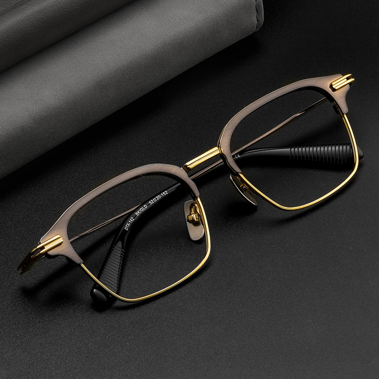 Eterlens｜芸能人愛用チタン製ブローメガネ｜度付き対応｜匠の技が光る一本