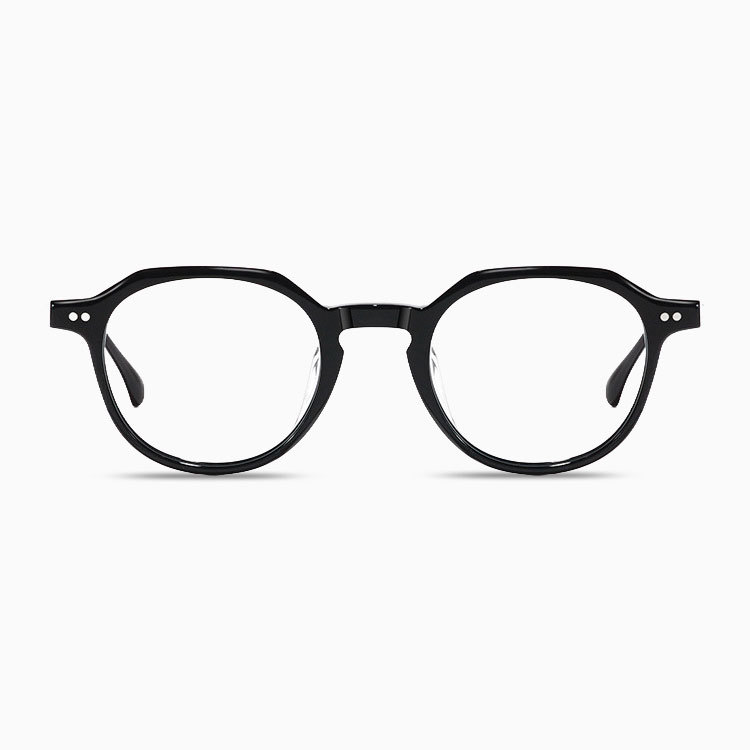 Eterlens｜アセテートチタン製小顔見えレトロ感あふれるメガネ｜素顔に映える万能デザイン