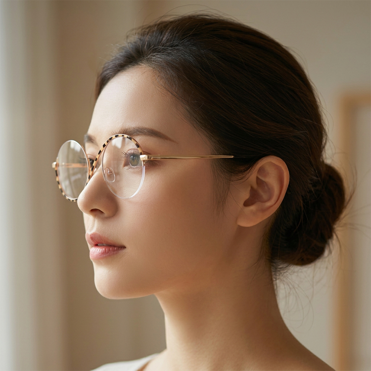 Eterlens-トレンド感のあるハーフリム