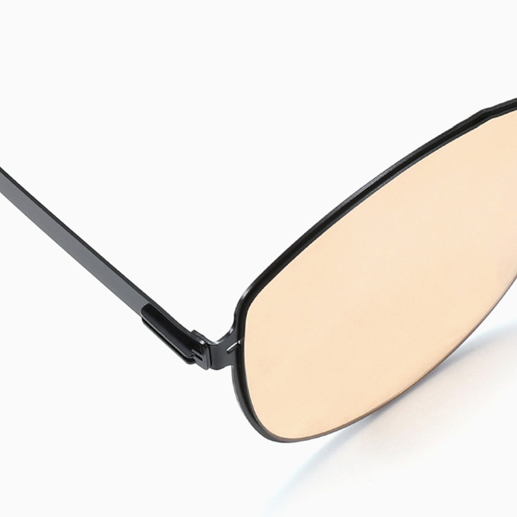 Eterlens｜軽量ビッグフレーム 素顔グラデーション｜折りたたみuv400｜ins風サングラス-Eterlens