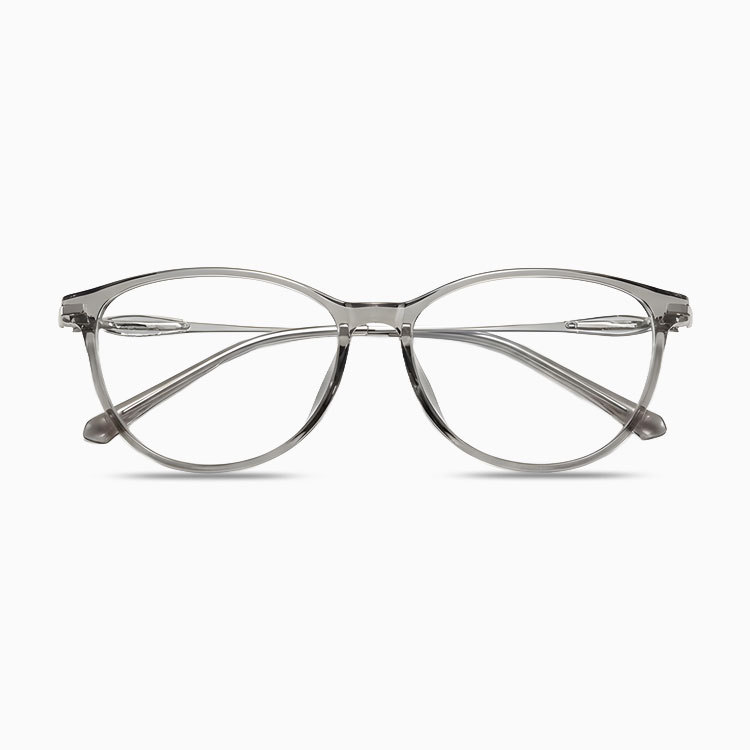 Eterlens｜透かし彫りデザインラインストーンを施したキャットアイメガネ｜度付き対応｜すっぴんでも肌映え