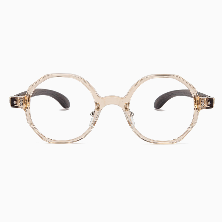 Eterlens│個性的な幾何学ラウンドフレームメガネ