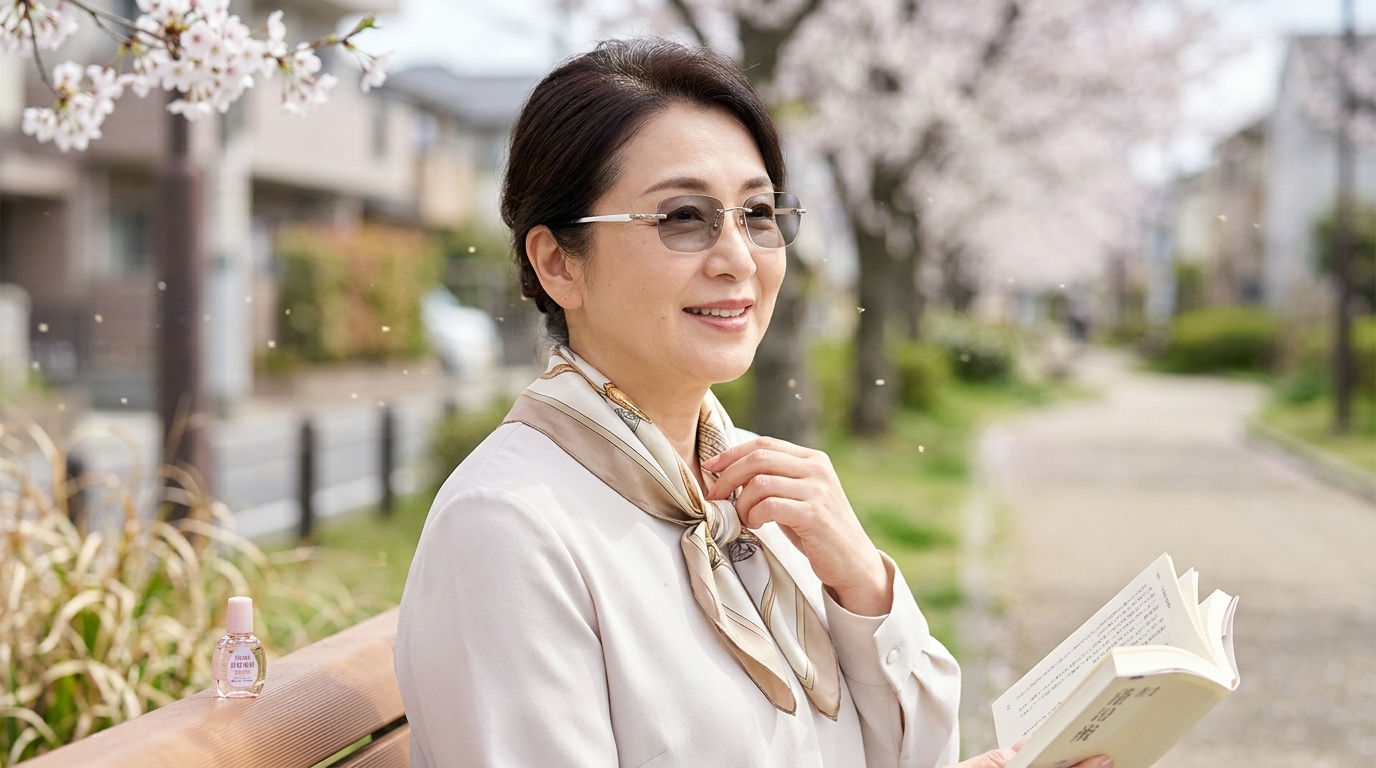 キラキラしたリムレス 老眼鏡 散歩やドライブなどに対応可能 | Rimless Photo | Eterlens