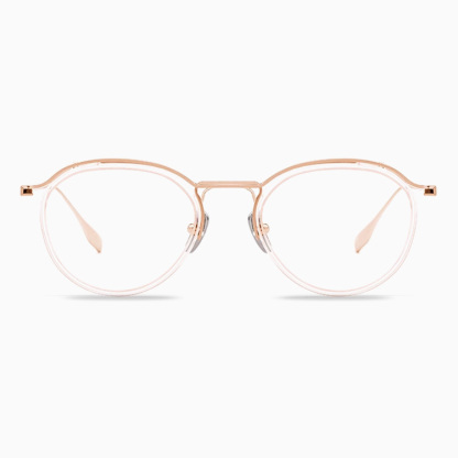 Eterlens｜ヴィンテージ風チタンメガネ｜度付き対応｜匠の技が光る1本