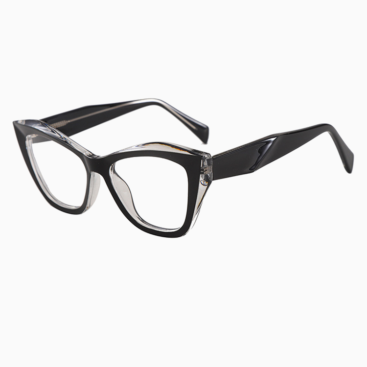 【小顔効果・やわらかな華やかさ】Eterlens 老眼鏡 おしゃれ キャットアイ 幾何学メガネ | TR超軽量フレーム | ブルーライトカット・レディース - 商品画像 1/10 (CatEye BlueGuard)