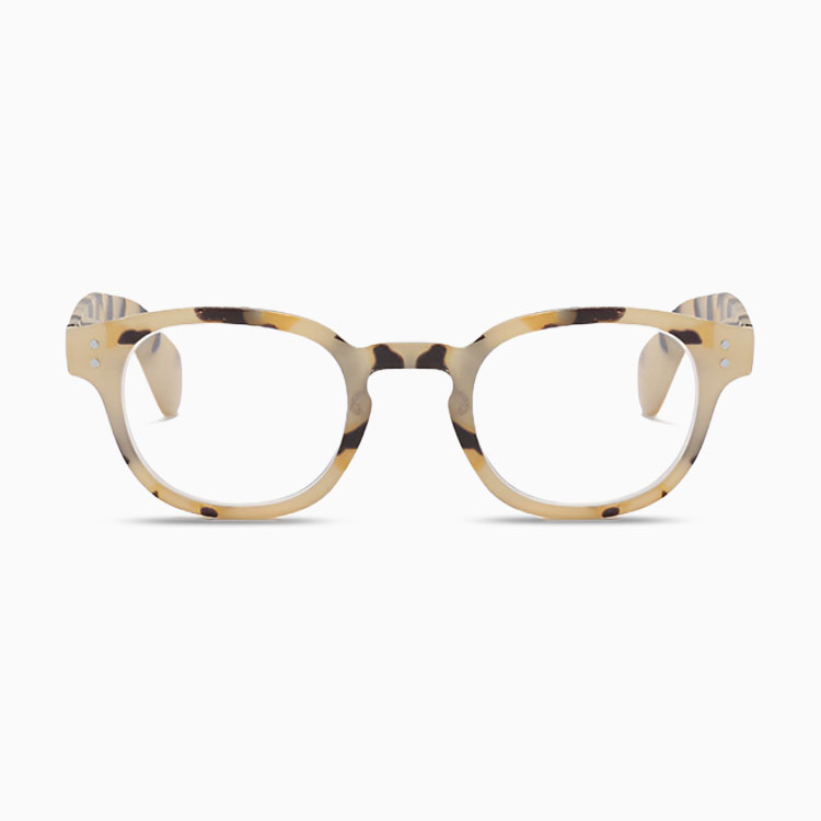 Eterlens ｜ べっこう風ボストンフレーム ｜ ブルーライトカット ｜ キーホールブリッジ老眼鏡