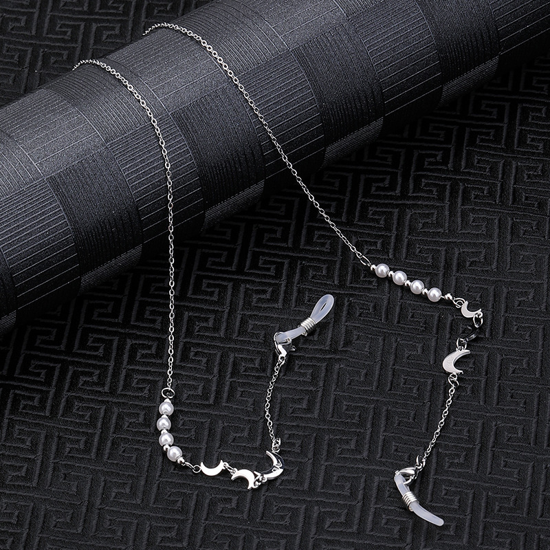 Eterlens おしゃれな純チタン製軽量眼鏡チェーン-Eterlens