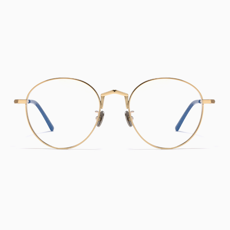 Eterlens｜12g ビッグフレームチタン製ヴィンテージ風メガネ｜度付き対応｜匠の技が光る一本