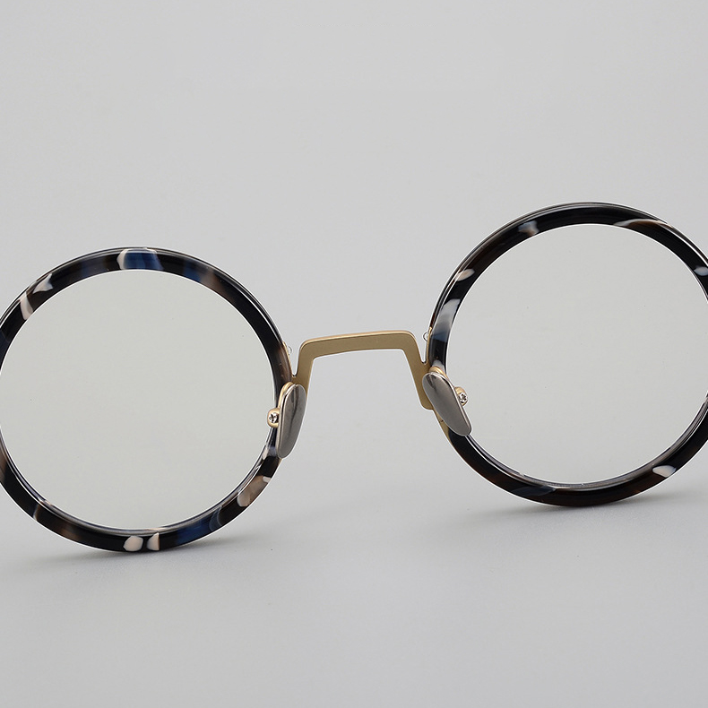 Eterlens｜おしゃれでヒップホップ風チタンアセテート製メガネ｜ユニークでトレンド感漂う｜オーダーメイド