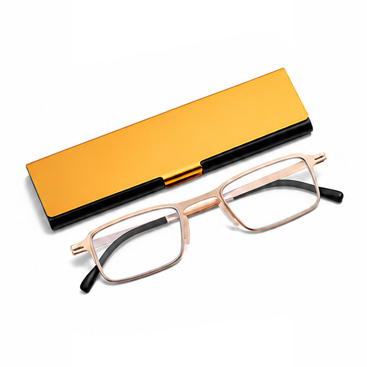 【超薄型・折りたたみ式】Eterlens折りたたみ式超薄型 老眼鏡│ブルーライトカット│メンズスクエアフレーム