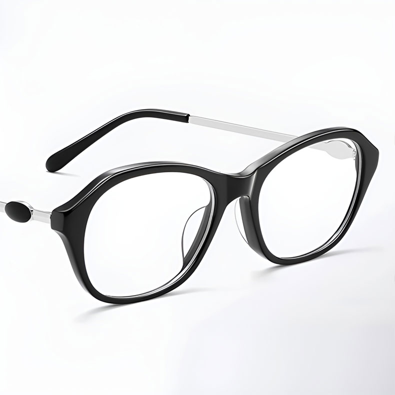 【色彩が華やぎ・まるで宝石のように】Eterlens | 輝く「ダイヤモンドカット」キャットアイ | リフトアップ効果 | 軽量 おしゃれ 老眼鏡 度付き - 商品画像 6/10 (CatEye Progressive)