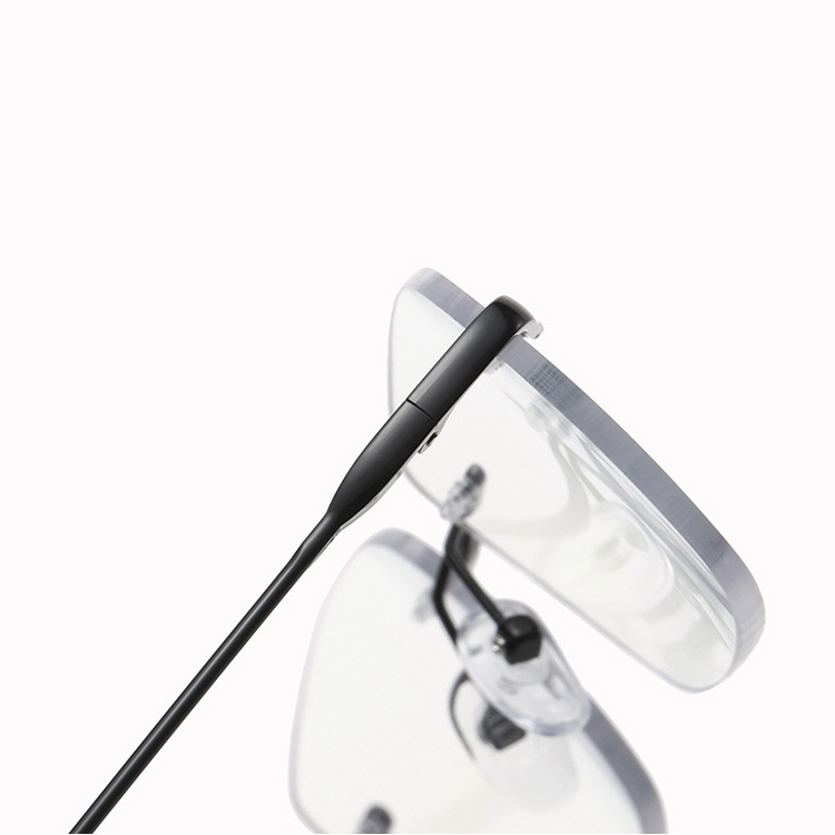 Eterlens｜ミニマルなリムレス老眼鏡｜遠近両用調光ブルーライトカット機能｜シンプルで控えめ