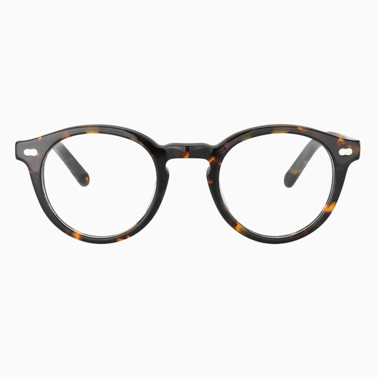 terlens｜レトロ風リベット付きアセテートボストンフレーム｜遠近両用・調光｜老眼鏡・サングラスの2in1